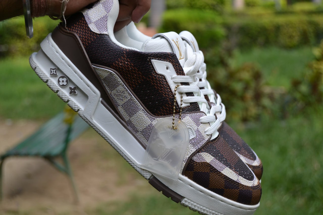 Louis Vuitton Trainers Brown Special Edition