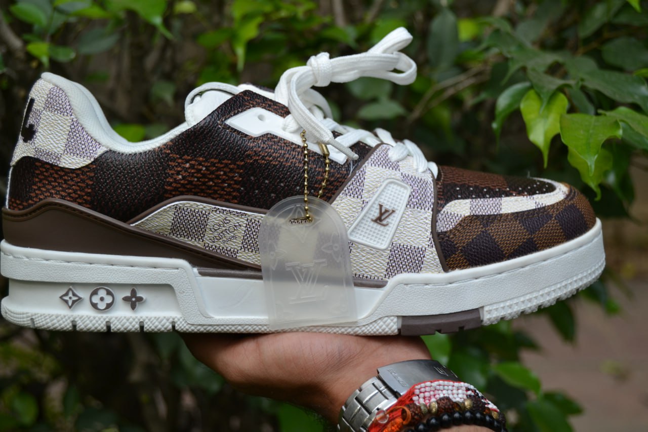 Louis Vuitton Trainers Brown Special Edition