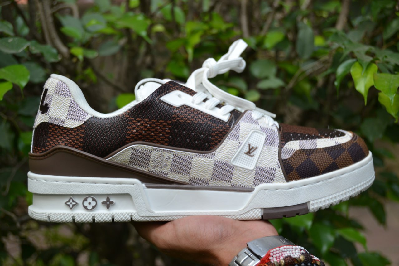 Louis Vuitton Trainers Brown Special Edition