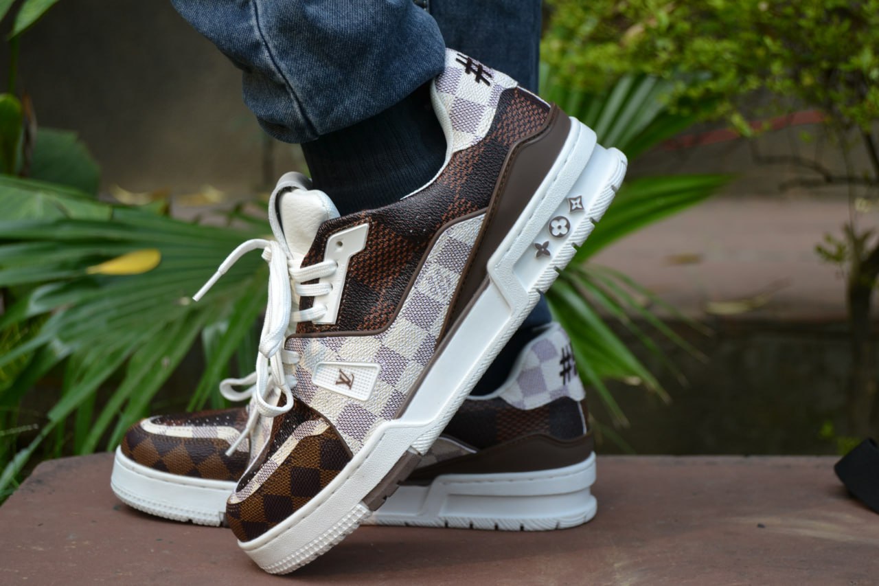 Louis Vuitton Trainers Brown Special Edition