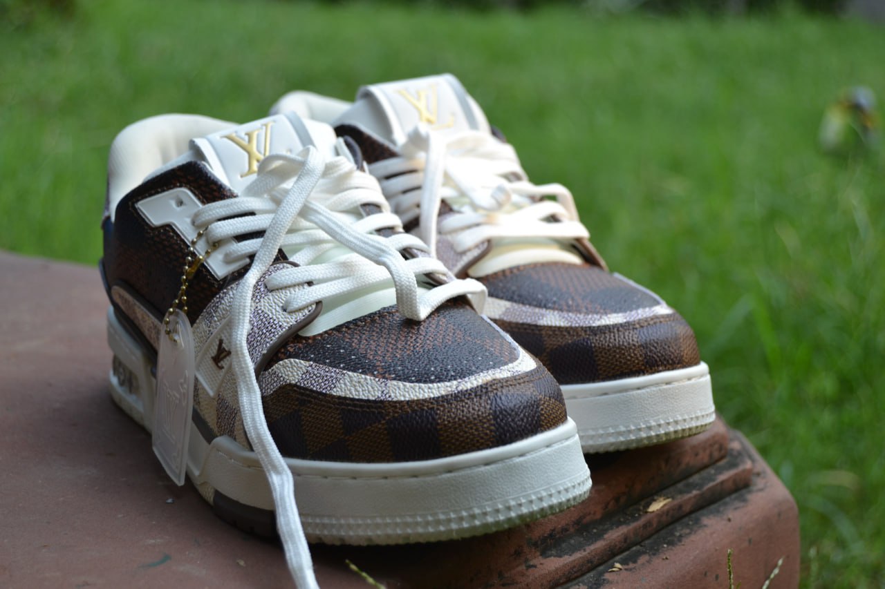 Louis Vuitton Trainers Brown Special Edition