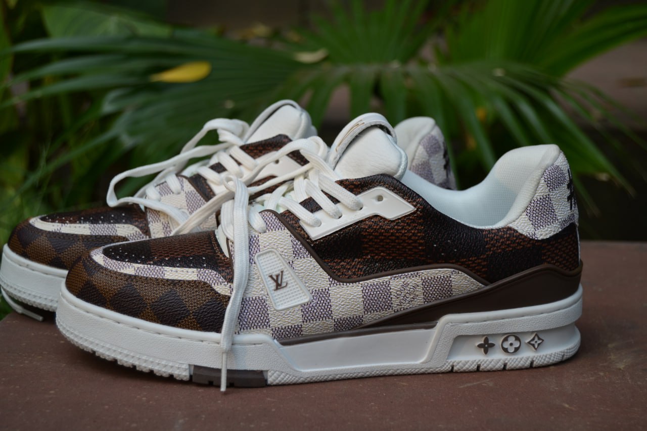 Louis Vuitton Trainers Brown Special Edition