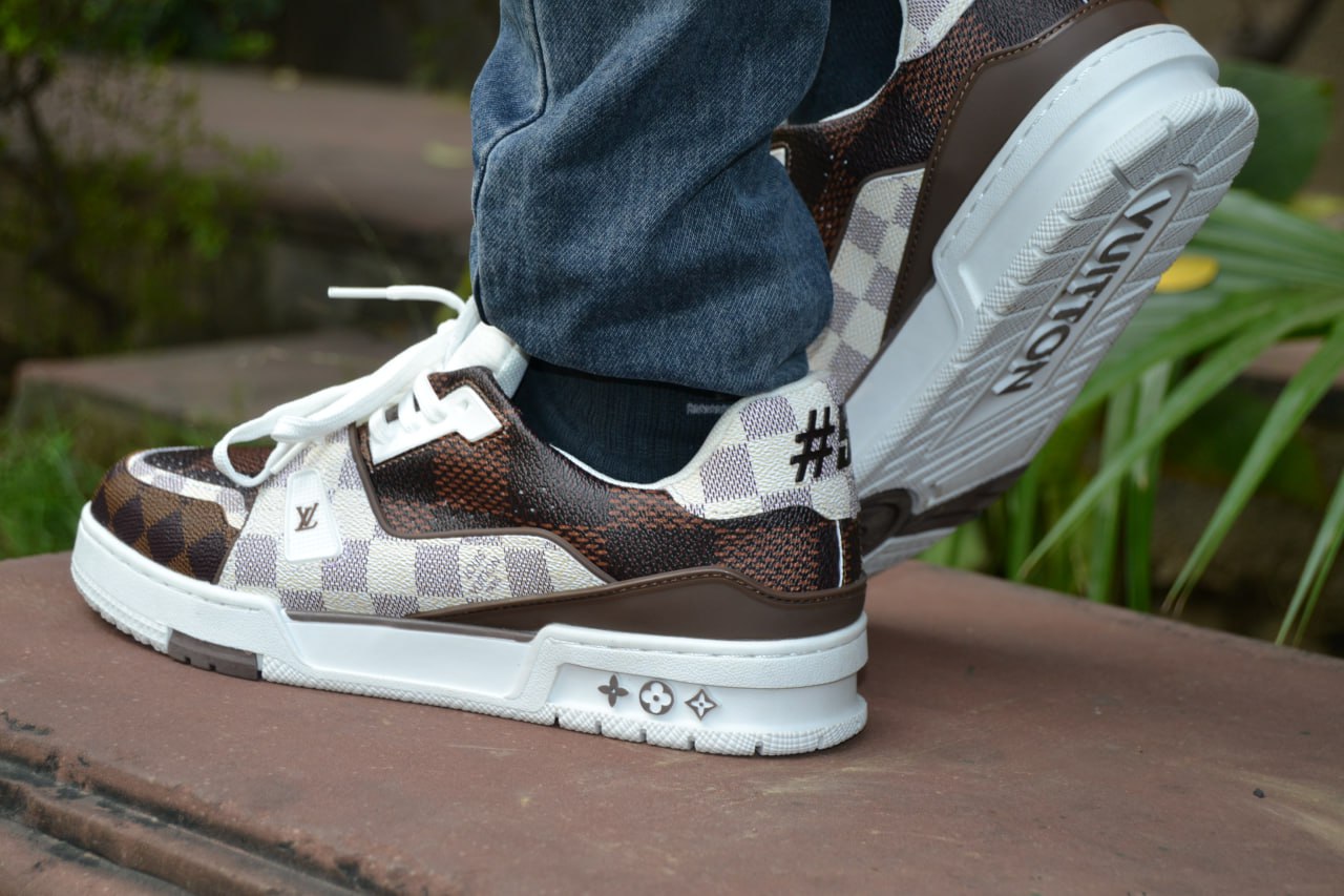 Louis Vuitton Trainers Brown Special Edition