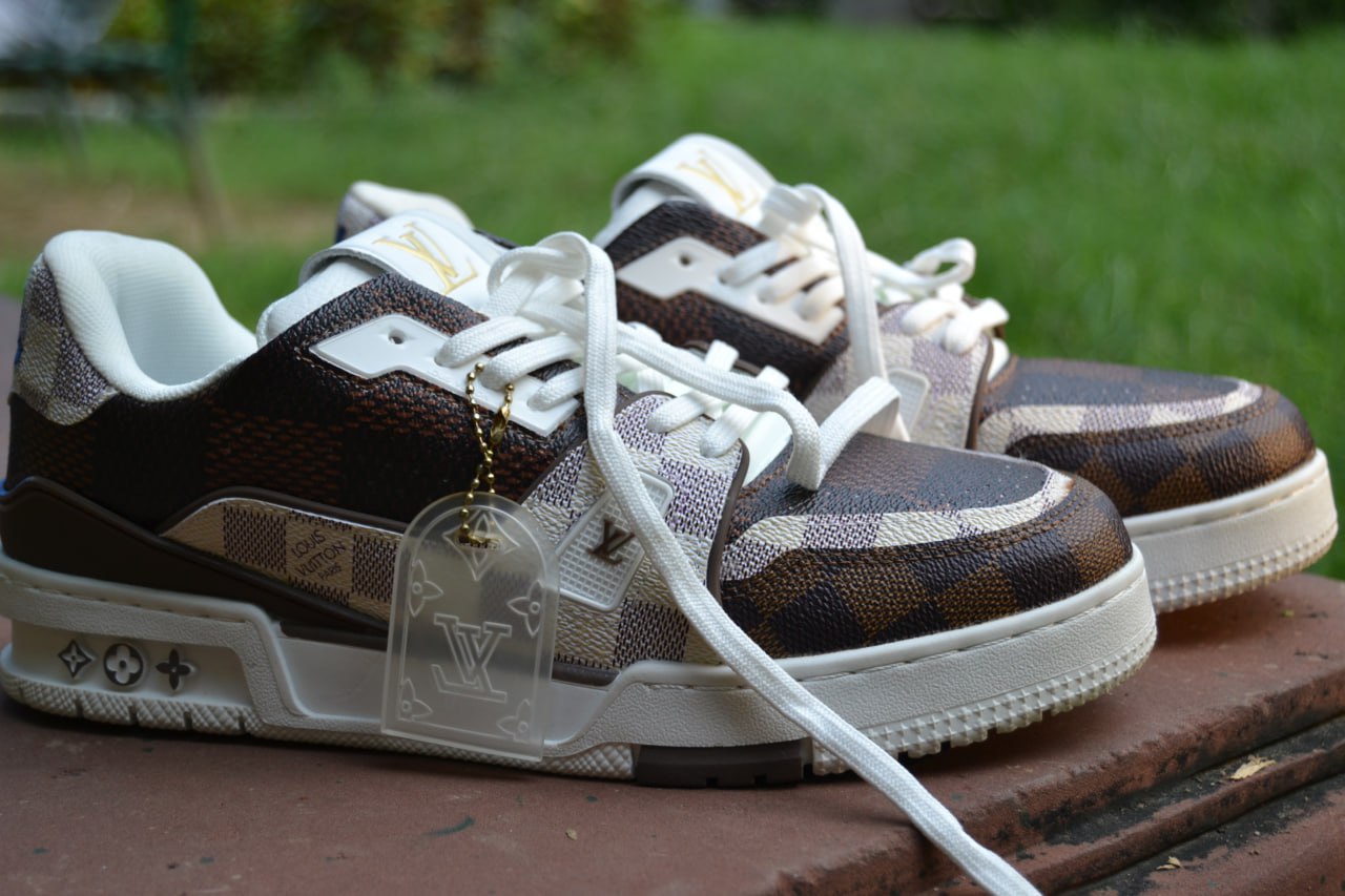 Louis Vuitton Trainers Brown Special Edition