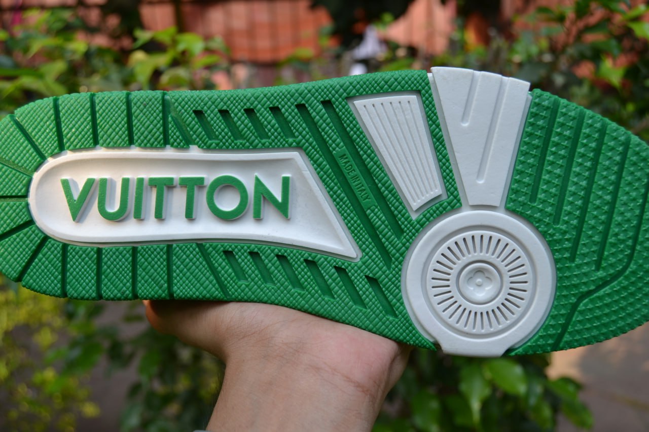 Louis Vuitton Trainers Green Special Edition