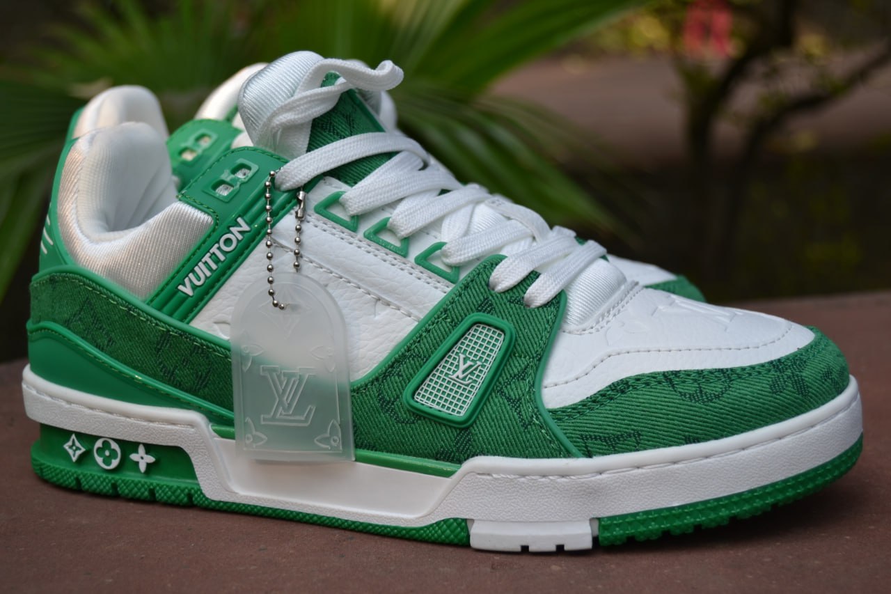 Louis Vuitton Trainers Green Special Edition