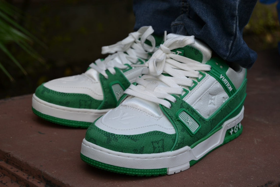 Louis Vuitton Trainers Green Special Edition