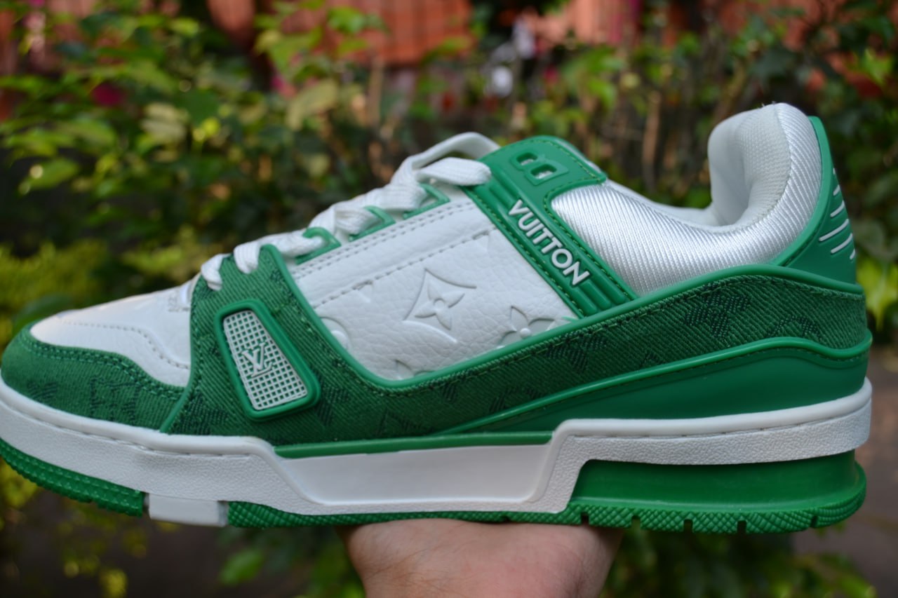 Louis Vuitton Trainers Green Special Edition