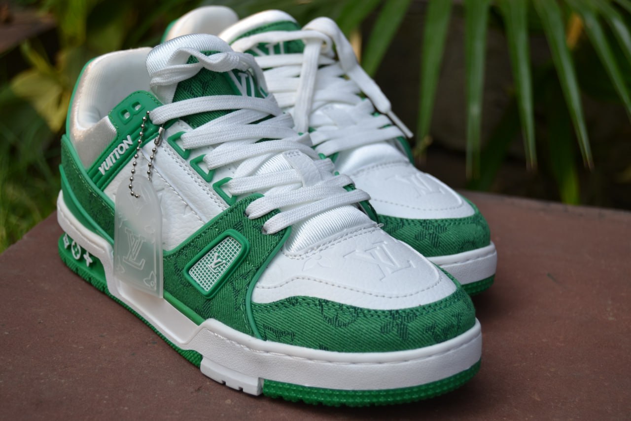 Louis Vuitton Trainers Green Special Edition
