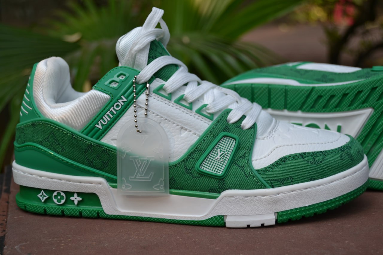 Louis Vuitton Trainers Green Special Edition